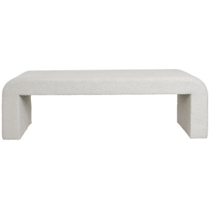 Felix Bench Seat - Boucle Curl Off White