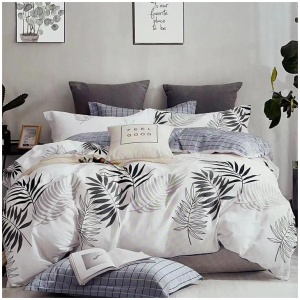 Fernwood 100% Cotton Reversible Quilt Cover Set Queen