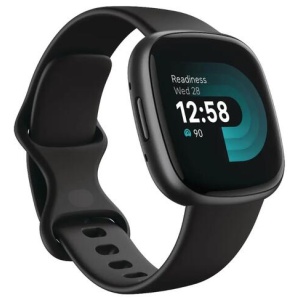 Fitbit Versa 4 Fitness Tracker - Black/Graphite