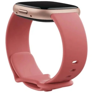 Fitbit Versa 4 Fitness Tracker - Pink Sand/Copper Rose Aluminium