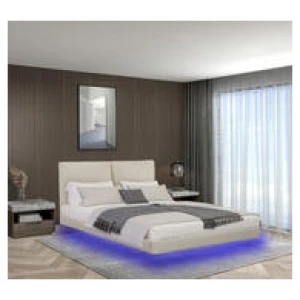 Florence Queen Floating Bed Neutral