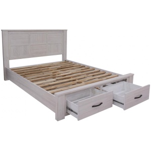 Florida timber storage wooden bed - suite options