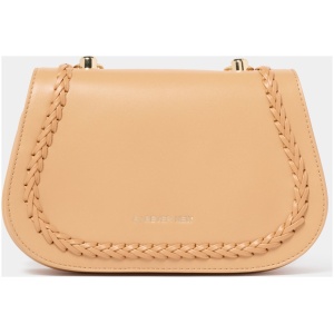 Forever New Women's Cass Weave Detail Crossbody Bag in Camel