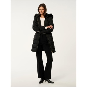 Forever New Women's Sandra Long Puffer Coat in Black