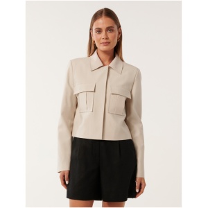 Forever New Women's Scarlett Utility Jacket in Cream