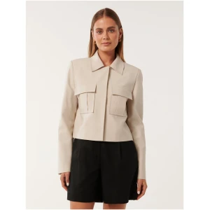 Forever New Women's Scarlett Utility Jacket in Cream