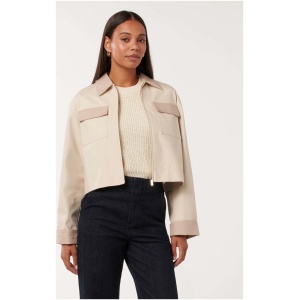 Forever New Women's Tia Contrast Top Collar Jacket