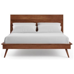 Frank Slim Bed Frame Walnut Queen - Queen