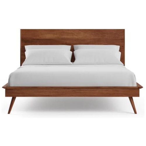 Frank Slim Bed Frame Walnut Queen - Queen