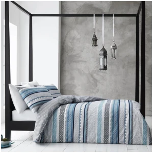 Gabrielle Blue Quilt Cover Set King
