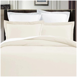 Grand Aterlier Pima Cotton Ivory Quilt Cover Set King