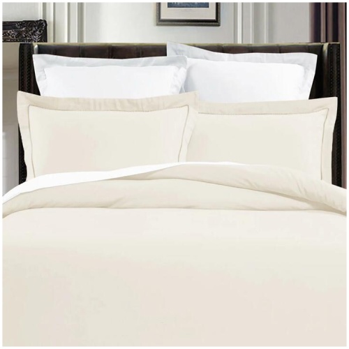 Grand Aterlier Pima Cotton Ivory Quilt Cover Set King