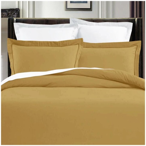 Grand Aterlier Pima Cotton Royal Gold Quilt Cover Set King