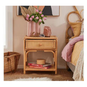 Gypsea Bedside Table Neutral