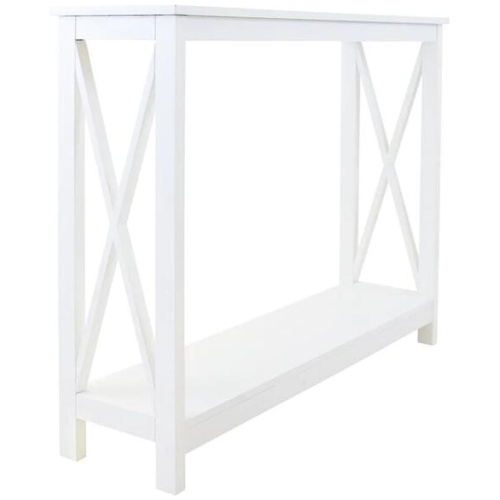 Hailey Hallway Console Hall Display Table 100cm - White