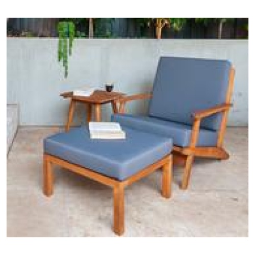 Halmstad Outdoor Deck Chair Brown