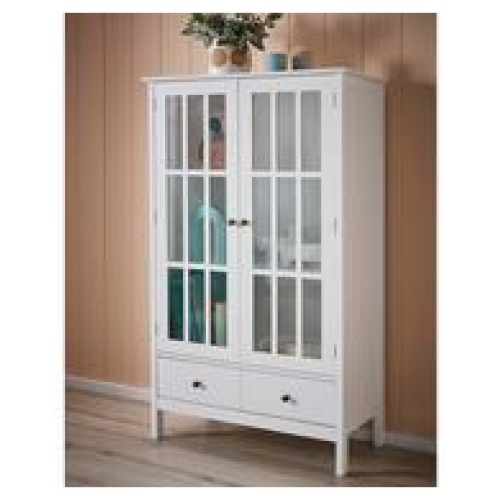 Hamilton Display Cabinet White