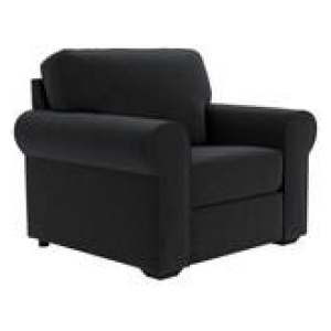 Hampton Armchair Black 1 Seater