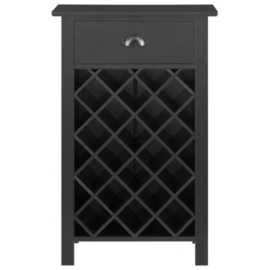 Hampton Wine Rack - Black - Black