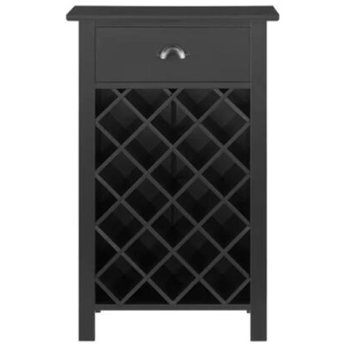 Hampton Wine Rack - Black - Black