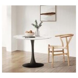 Hans Wegner Wishbone Replica Dining Chair Neutral