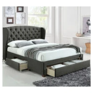 Harley Queen Storage Bed Grey
