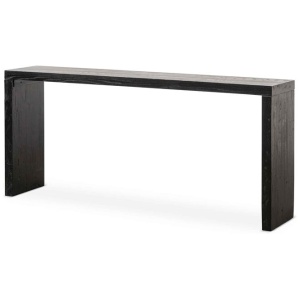 Hegan Wood Console Table - Black by Interior Secrets - AfterPay Available