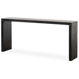 Hegan Wood Console Table - Black by Interior Secrets - AfterPay Available