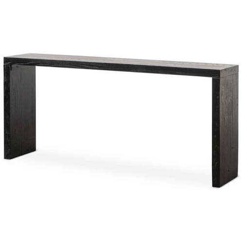 Hegan Wood Console Table - Black by Interior Secrets - AfterPay Available