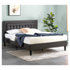 Helenica Queen Bed Grey