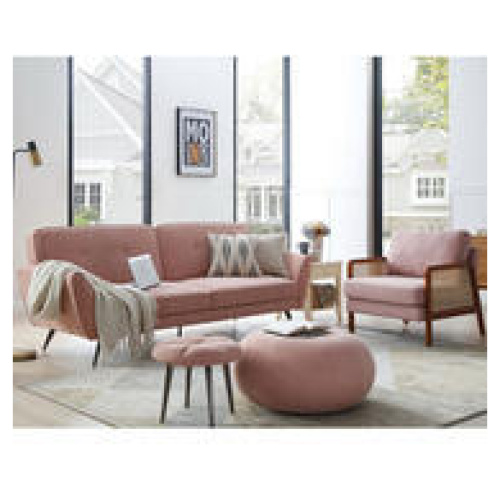 Henrietta 3 Seater Sofa Bed Pink