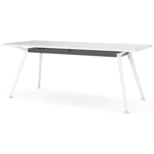 Horizon Melamine Office Table 1.8m - White Legs by Interior Secrets - AfterPay Available