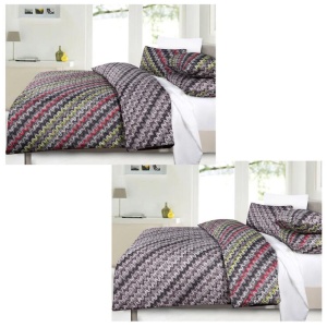 Hoxton Mutated DNA Reversible Quilt Cover Set - King