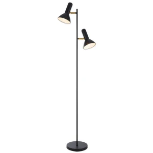 Hyvik Black Floor Lamps Reading Mother and Son Modern Metal Lights Telbix Lighting