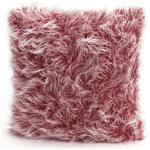 IDC Homewares Virginia Mohair Cushion Red & White
