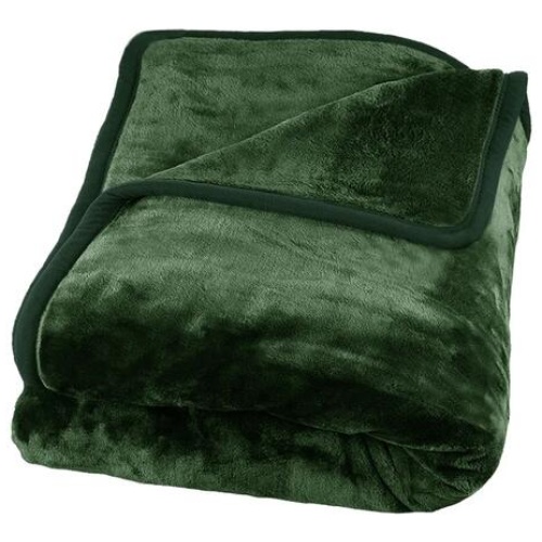 J Elliot Home 800GSM Luxury Winter Thick Mink Blanket Sea Kelp Queen