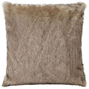 J Elliot Home Brown Fox Luxury Faux Fur Filled Cushion 50 x 50cm
