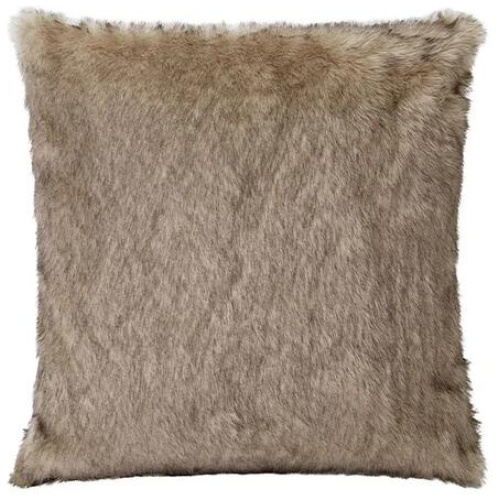 J Elliot Home Brown Fox Luxury Faux Fur Filled Cushion 50 x 50cm