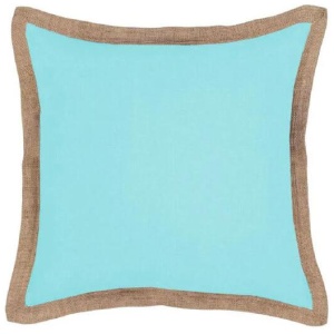 J Elliot Home Hampton Linen Filled Cushion 50 x 50 cm Angel Blue