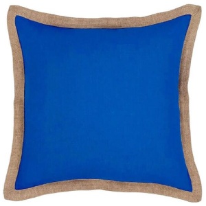 J Elliot Home Hampton Linen Filled Cushion 50 x 50 cm Blue