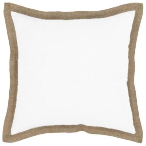 J Elliot Home Hampton Linen Filled Cushion 50 x 50 cm White