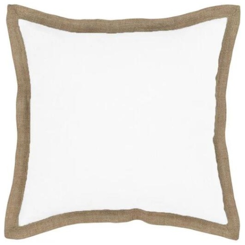 J Elliot Home Hampton Linen Filled Cushion 50 x 50 cm White