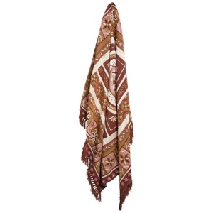 J Elliot Home Kasbah Luxury Fringe Throw 130 x 160cm Pink
