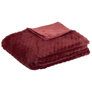 J.Elliot Home Azariah Plush Throw Red