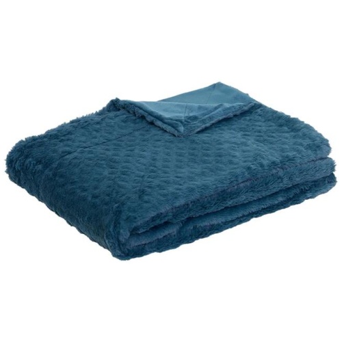 J.Elliot Home Azariah Plush Throw Teal