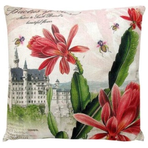 J.Elliot Home Blossom Pink Filled Cushion 43 x 43 cm