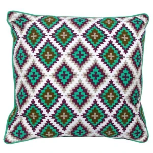 J.Elliot Home Clerra Purple Filled Cushion 43 x 43 cm