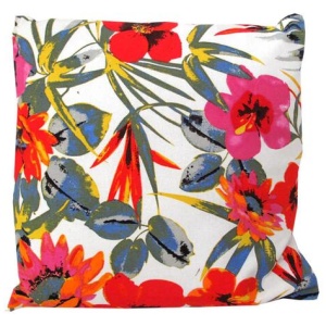 J.Elliot Home Kalani Floral Filled Cushion 43 x 43 cm Blue