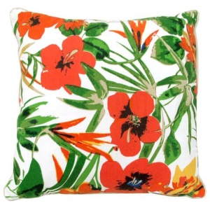 J.Elliot Home Kalani Floral Filled Cushion 43 x 43 cm Green