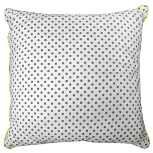 J.Elliot Home Lana Polka Yellow Filled Cushion